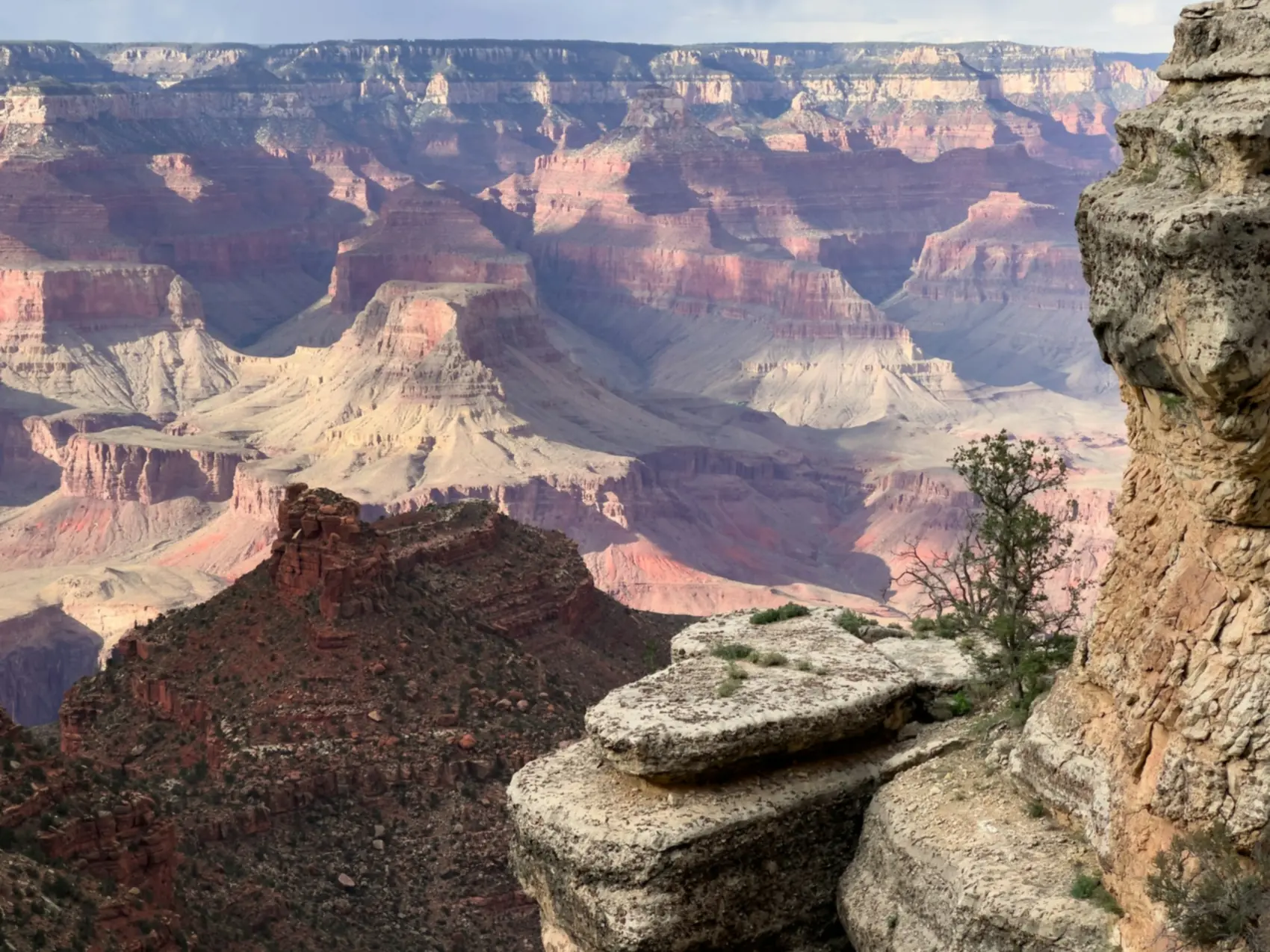 Rotslagen van de Grand Canyon in het avondlicht, Arizona — Scottsdale