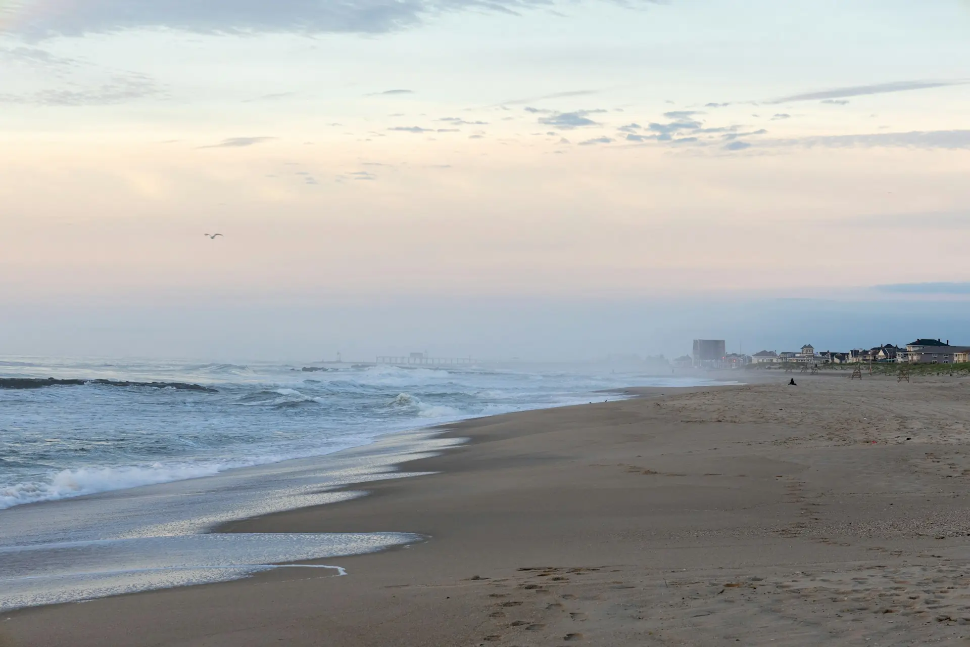 Strand aan de kust van New Jersey — Central Regional