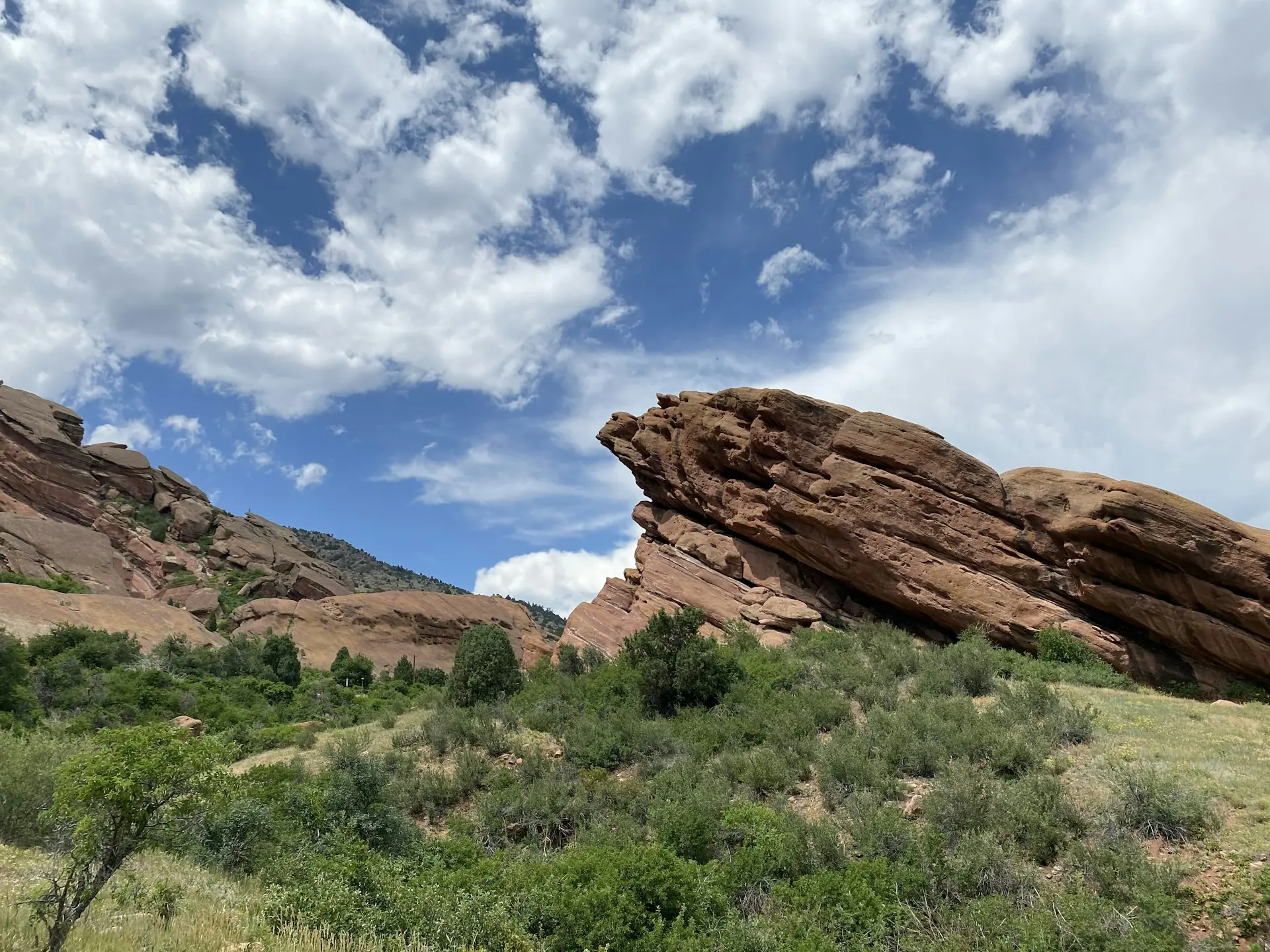 Rode rotsen van Colorado — Denver
