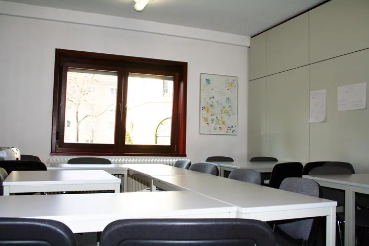 Klaslokaal Taalschool DID in Frankfurt