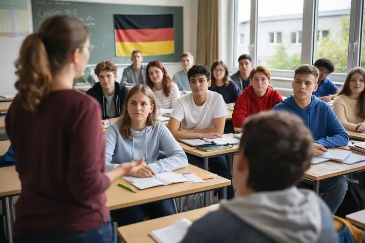 Aula in un Gymnasium tedesco