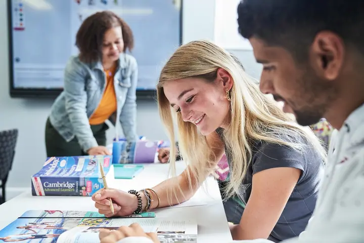 Studenten in de klas