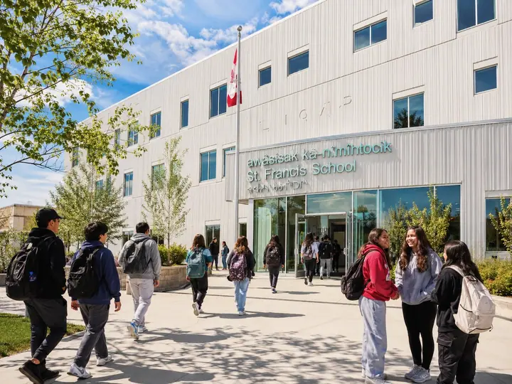 Holy Cross High School in Saskatoon