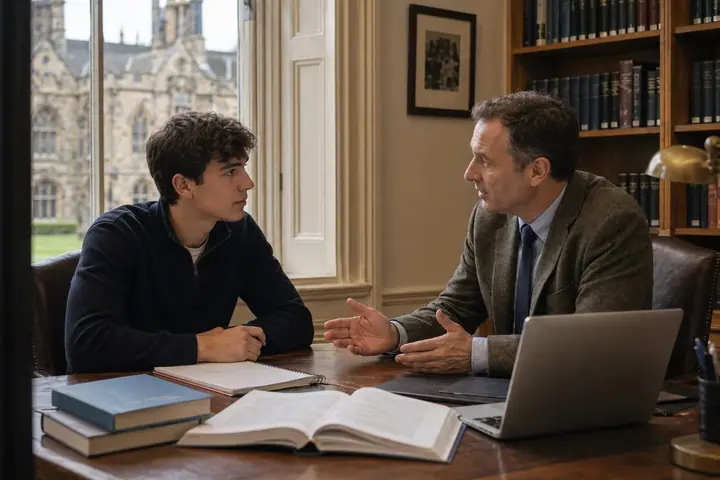 Tutoraggio accademico personalizzato in un college nel Regno Unito