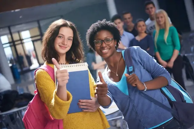 Student in het High School-programma Duitsland