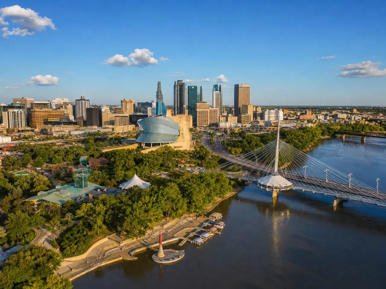 Winnipeg, Manitoba, voor een High School-programma in Canada