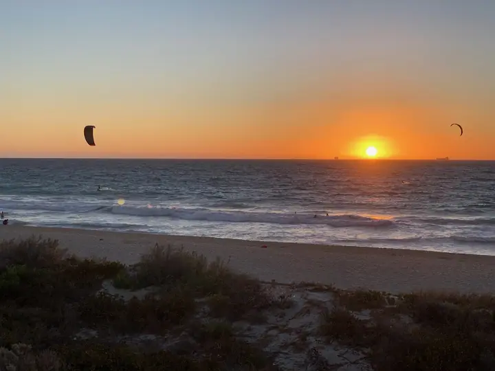 zonsondergang in Perth