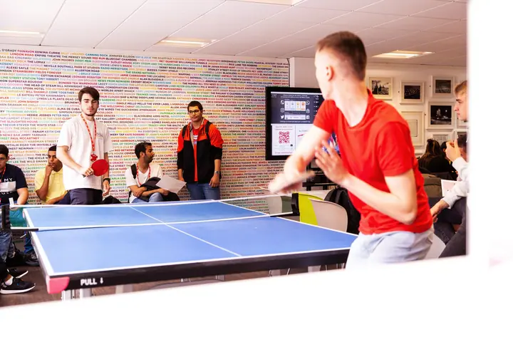 studenten pingpong