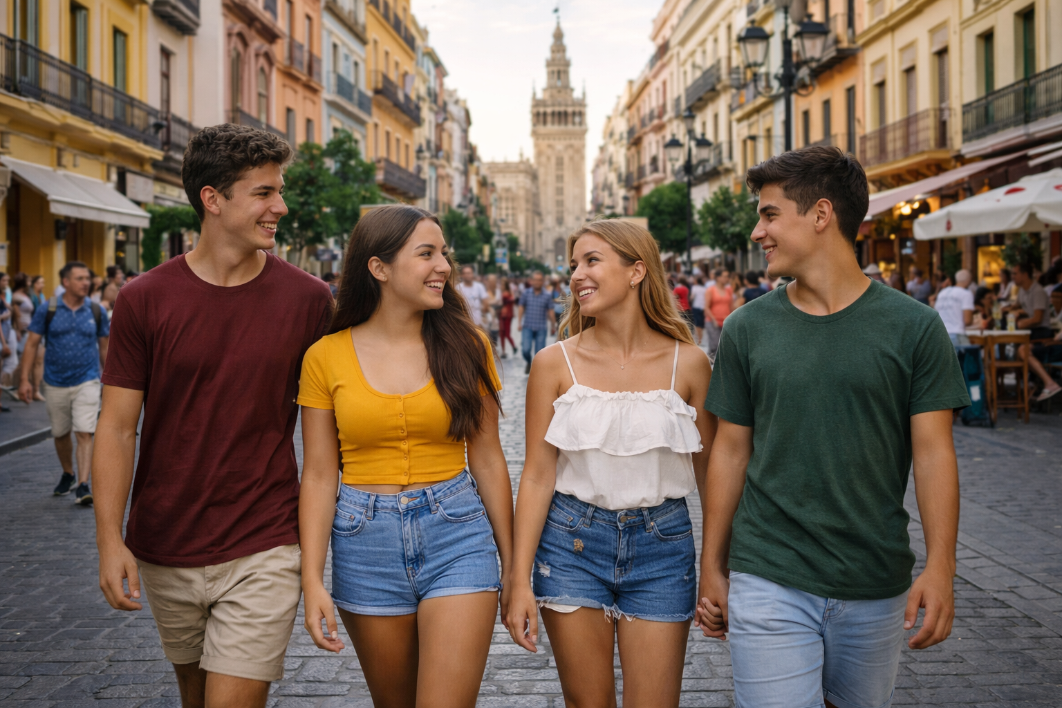 Studenten in Sevilla