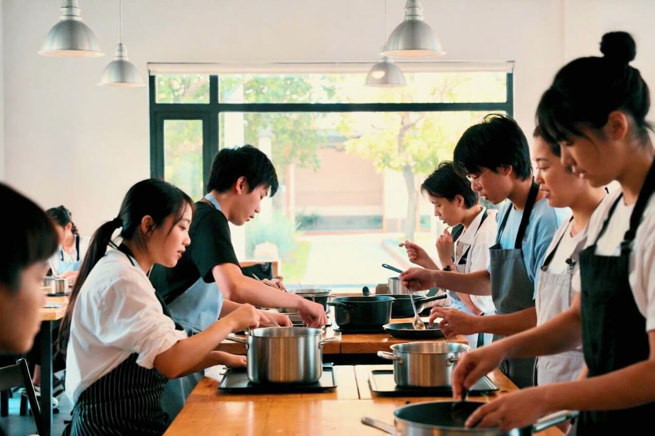 Aula de culinária